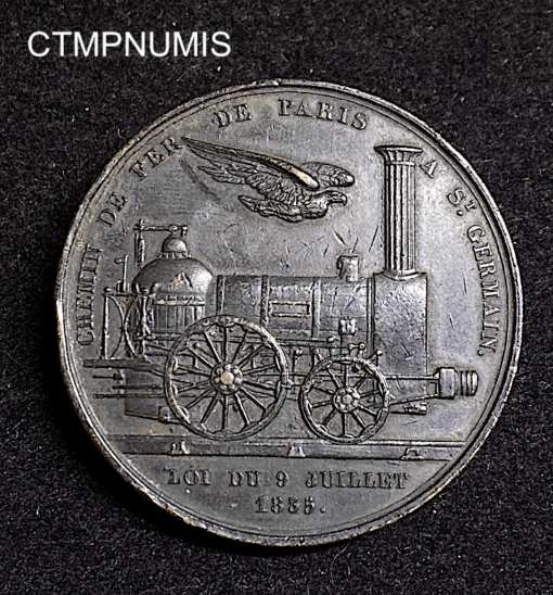 ,MEDAILLE,CHEMIN,DE,FER,SAINT,GERMAIN,1853,