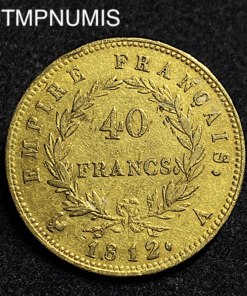 ,MONNAIE,40,FRANCS,OR,NAPOLEON,1812,