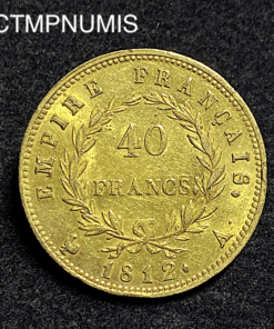 ,MONNAIE,40,FRANCS,OR,NAPOLEON,1812,