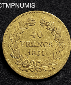 ,40,FRANCS,OR,LOUIS,1834,