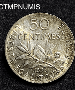 ,MONNAIE,50,CENTIMES,SEMEUSE,1898,