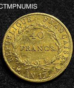 ,40,FRANCS,OR,NAPOLEON,AN,13,