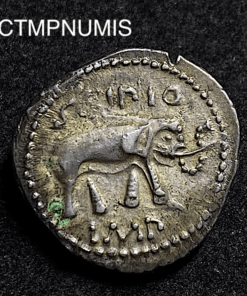 ,MONNAIE,ROME,DENIER,COECILIA,ELEPHANT,SCIPIO,