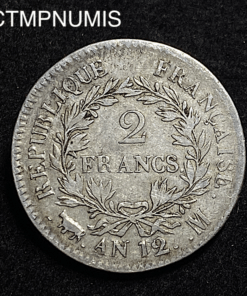 ,MONNAIE,CONSULAT,2,FRANCS,AN,12,M,TOULOUSE,