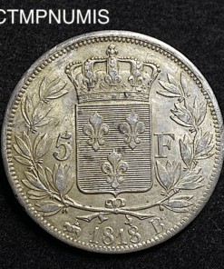 ,ROYALE,5,FRANCS,LOUIS,XVIII,1818,B,ROUEN,