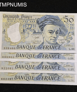 ,BILLET,50,FRANCS,QUENTIN,1984,NEUF,