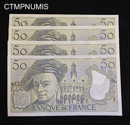 ,BILLET,50,FRANCS,QUENTIN,1984,NEUF,