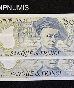 ,BILLET,50,FRANCS,QUENTIN,TOUR,1989,NEUF,