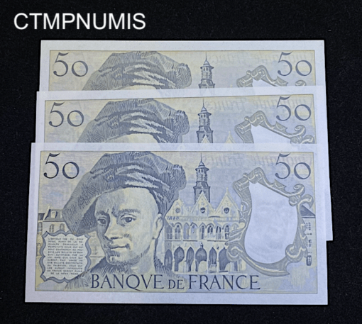 ,BILLET,50,FRANCS,QUENTIN,TOUR,1990,NEUF,