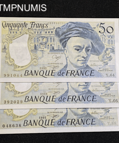 ,BILLET,50,FRANCS,QUENTIN,TOUR,1991,NEUF,