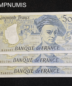 ,BILLET,50,FRANCS,QUENTIN,TOUR,1992,NEUF,