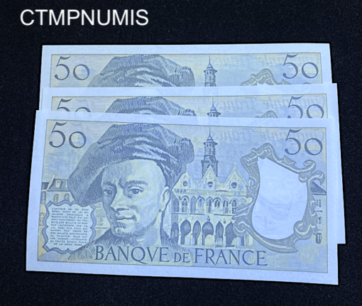 ,BILLET,50,FRANCS,QUENTIN,TOUR,1992,NEUF,