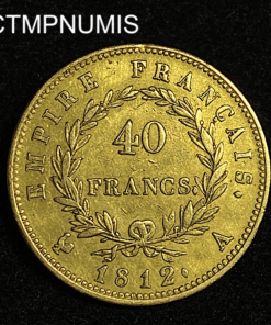 ,MONNAIE,40,FRANCS,OR,NAPOLEON,1812,