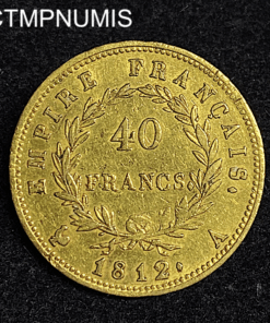 ,MONNAIE,40,FRANCS,OR,NAPOLEON,1812,