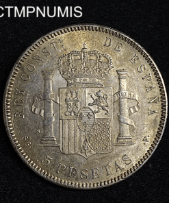 ,MONNAIE,ESPAGNE,5,PESETAS,ARGENT,1899,