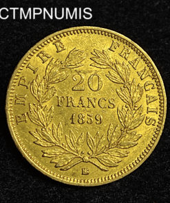 ,MONNAIE,20,FRANCS,OR,NAPOLEON,1859,