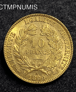 ,MONNAIE,10,FRANCS,OR,CERES,1899,