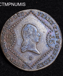 ,MONNAIE,AUTRICHE,15,KREUZER,1807,S,