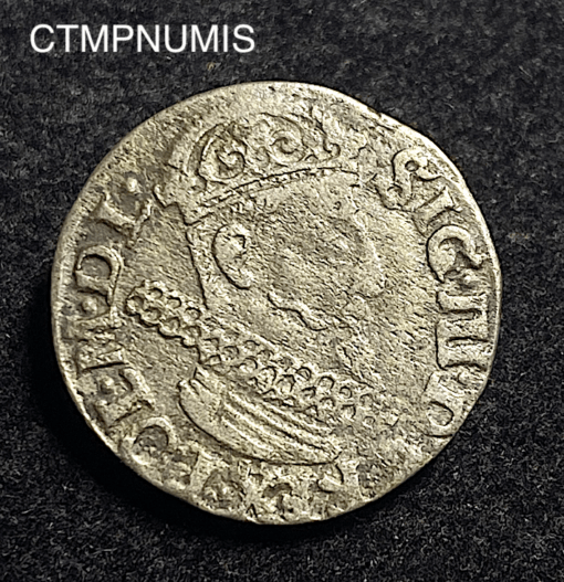 ,MONNAIE,POLOGNE,TROJAK,SIGISMOND,1622,