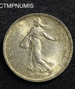 ,MONNAIE,1,FRANC,ARGENT,SEMEUSE,1911,SPL,