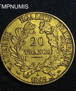 ,MONNAIE,20,FRANCS,OR,CERES,1849,