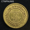 ,MONNAIE,TUNISIE,10,FRANCS,OR,1891,