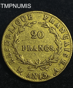 ,MONNAIE,20,FRANCS,OR,NAPOLEON,AN,13,