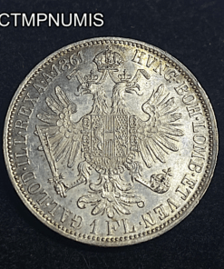 ,MONNAIE,AUTRICHE,1,FLORIN,ARGENT,1861,