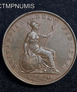 ,MONNAIE,ROYAUME,UNI,1/2,PENNY,1831,