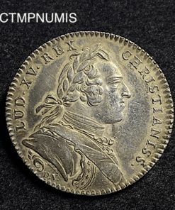 ,JETON,ARGENT,LOUIS,XV,CLERGE,1745,