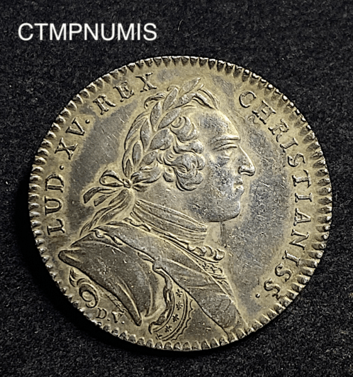 ,JETON,ARGENT,LOUIS,XV,CLERGE,1745,