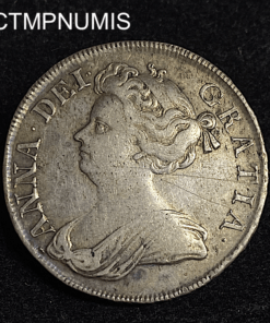 ,MONNAIE,ROYAUME,UNI,1/2,CROWN,1713,