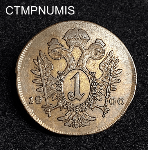 ,MONNAIE,AUTRICHE,1,KREUZER,1800,S,