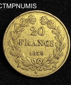 ,MONNAIE,20,FRANCS,OR,LOUIS,PHILIPPE,1839,W,LILLE,