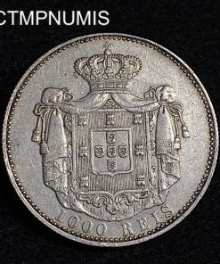 ,MONNAIE,PORTUGAL,1000,REIS,ARGENT,1899,