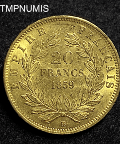 ,MONNAIE,20,FRANCS,OR,NAPOLEON,1859,