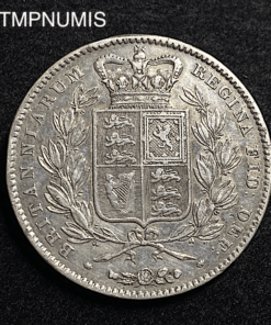 ,MONNAIE,ROYAUME,UNI,1,CROWN,1844,ARGENT,