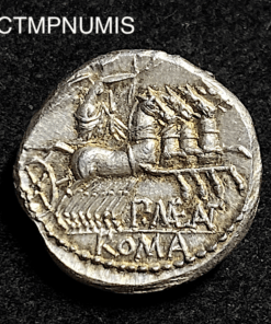 ,MONNAIE,ROME,DENIER,ARGENT,MAENIA,QUADRIGE,