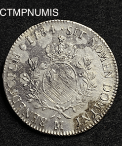 ,MONNAIE,LOUIS,XVI,ECU,ARGENT,1784,M,TOULOUSE,