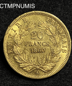 ,MONNAIE,20,FRANCS,OR,NAPOLEON,1860,