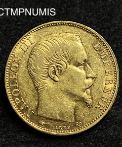 ,MONNAIE,20,FRANCS,OR,NAPOLEON,1860,