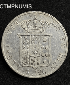 ,MONNAIE,ITALIE,120,GRANA,NAPLES,1856,