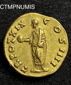 ,MONNAIE,AUREUS,ANTONIN,LE,PIEUX,TR,POT,XIX,