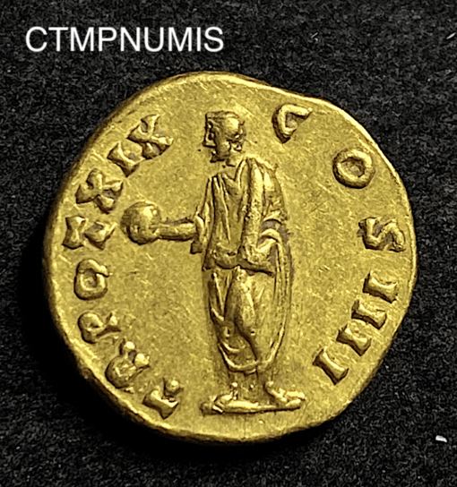 ,MONNAIE,AUREUS,ANTONIN,LE,PIEUX,TR,POT,XIX,