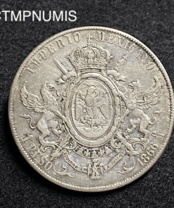 ,MONNAIE,MEXIQUE,1,PESO,ARGENT,1866,MEXICO,